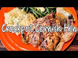 slow cooker cornish hens easy recipe