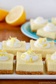 easy lemon cheesecake bars just a taste