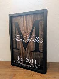 sign wedding gift personalized family