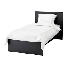 malm bed frame high black brown 403