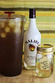 malibu rum simple syrup great for iced