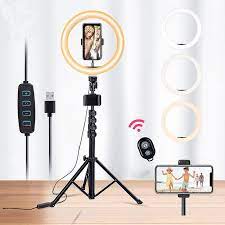 10 selfie ring light with 62