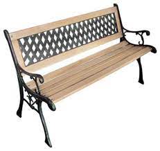 vidaxl patio wooden garden bench w