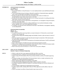 Find the best mechanical project engineer resume examples to help you improve your own resume. Senior Design Engineer Resume Samples Velvet Jobs