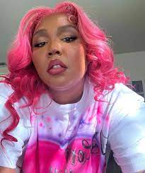 lizzo debuts new hot pink hair with