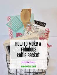 how to make a fabulous raffle basket