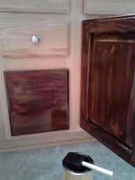 bathroom cabinets with gel stain