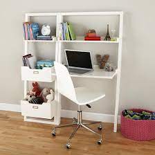 Kids White Leaning Wall Desk The Land