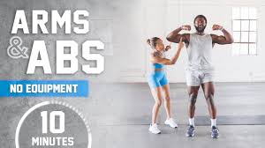 10 minute arms abs no equipment