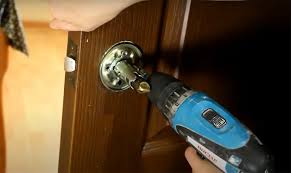 install a lock on a bedroom door