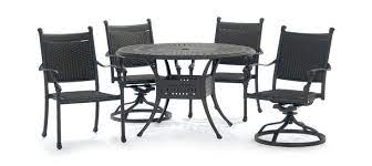 Patio Dining Set Woven Dining Chairs
