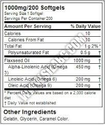 optimum nutrition flaxseed oil 1000mg