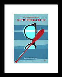 For more movie trailers, celebrity interviews and box office news visit hollywood.com! No694 My The Talented Mr Ripley Minimal Movie Poster Framed Print By Chungkong Art