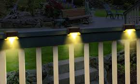 Solar Fence Light Two Pack