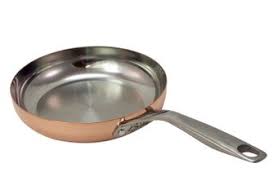 b chef copper pan 24 cm with stainless