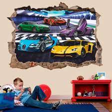 Sports Cars Wall Sticker Exotic Cars