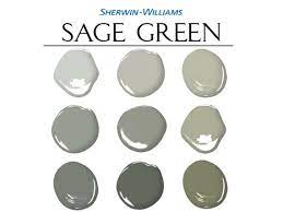 Sage Green Paint Palette Sherwin