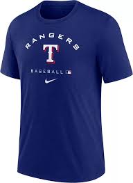 Texas Rangers Royal Early Work T Shirt