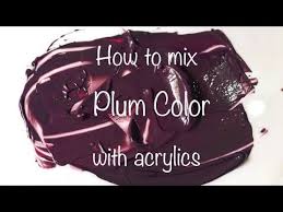 Color Mixing Plum Color