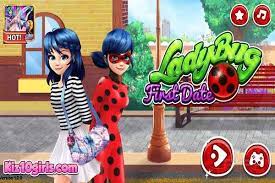 ladybug first date make up games