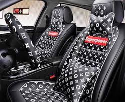 Supreme Car Seat Cover Black Spot Dem