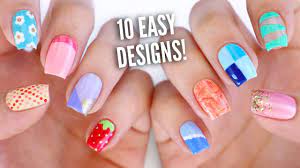 10 easy nail art designs for beginners