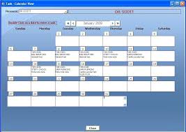 Ms Access Schedule Template Microsoft Timesheet Database