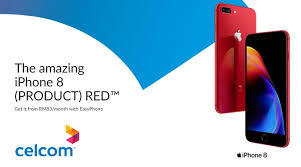 Iphone 7 and iphone 7 plus in jet black are available in 128gb and 256gb models. Celcom Offers Iphone 8 8 Plus Product Red From Rm83 Month Zing Gadget