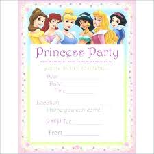 Disney Princess Invitation Maker Template Skincense Co