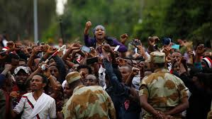 Image result for Image of ethiopian anti government protests