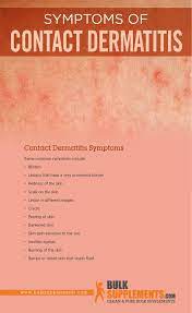 contact dermais symptoms causes