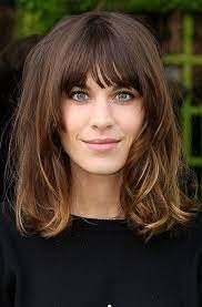 The type and length of a fringe is chosen according to your face shape. Layered Long Bob Hairstyles With Fringe Novocom Top