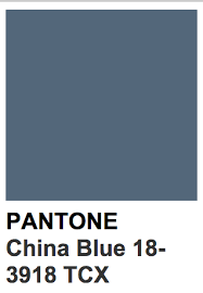 Pantone China Blue Pantone Colour Palettes Pantone