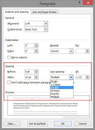 As someone who proofreads many essays, i have seen a large number of people who are uns. How To Double Space Or Change Line Spacing In Microsoft Word