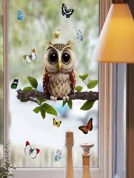 1pc Owl Erfly Branch Wall