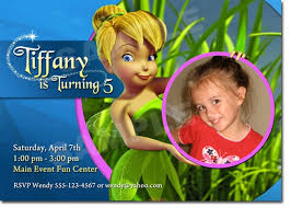 Free Printable Tinkerbell Birthday Party Invitations Tinkerbell