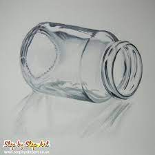 Learn How To Draw A Glass Jar In 3 D