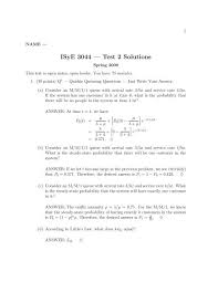 isye 3044 test 2 solutions
