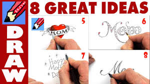 8 Great Ideas For Mothers Day Cards Youtube
