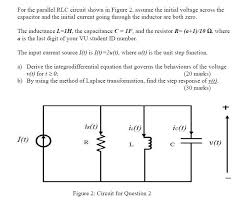 Solved For The Parallel Rlc Circuit