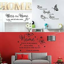 3 Pieces Large Vinyl Wall Stickers