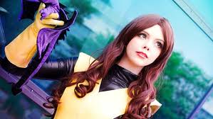 a kitty pryde cosplay that is nothing