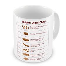 Bristol Stool Chart Novelty Gift Mug