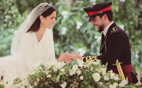 crown prince hussein married rajwa al