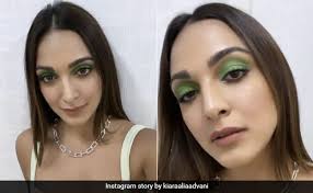 if kiara advani s green makeup doesn t