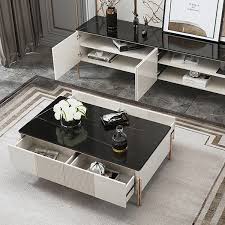 Coffee Table With Storage Marble