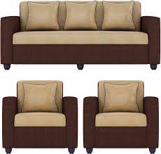 5 seater sofa set under 20000 in brown