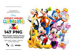 Mickey Mouse Clubhouse Clipart PNG Images 300dpi Digital