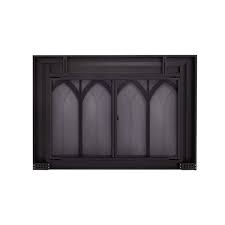 Fireplace Glass Doors Collin Small Black Ci 3500bl