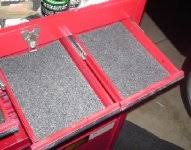 toolbox drawer liners on the